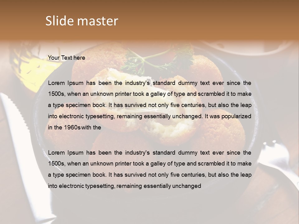 Bread Snack Pastry PowerPoint Template