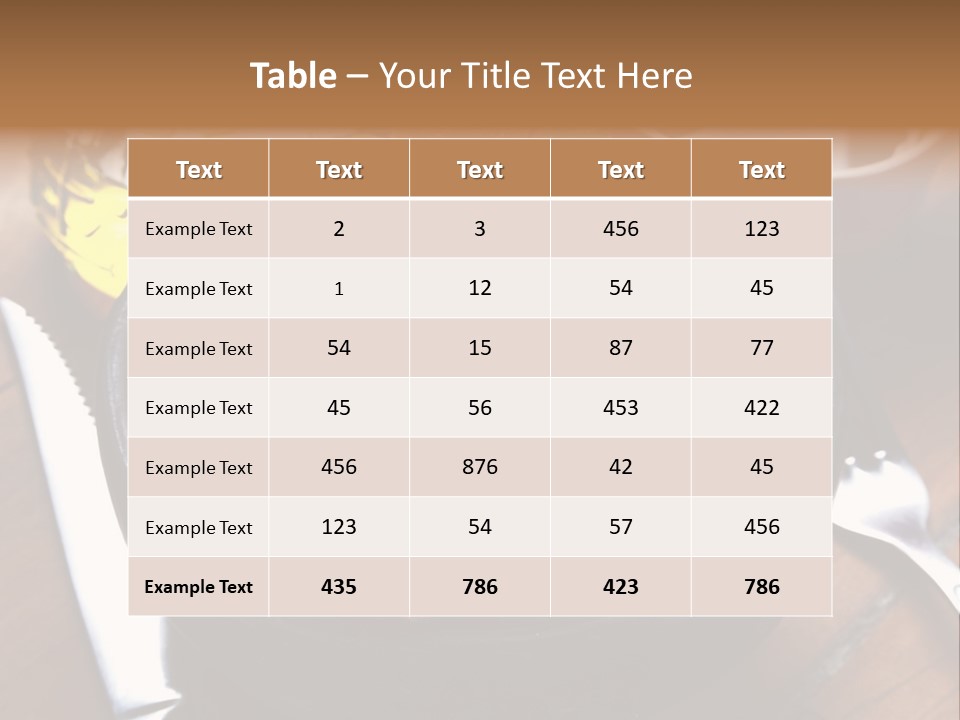Bread Snack Pastry PowerPoint Template