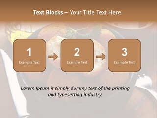 Bread Snack Pastry PowerPoint Template