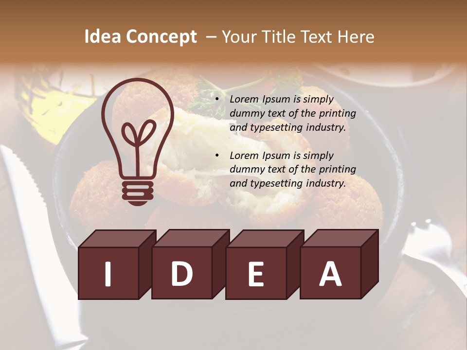 Bread Snack Pastry PowerPoint Template