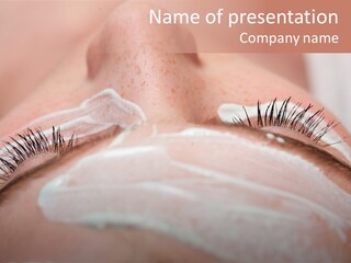 Skin Beautician Cream PowerPoint Template