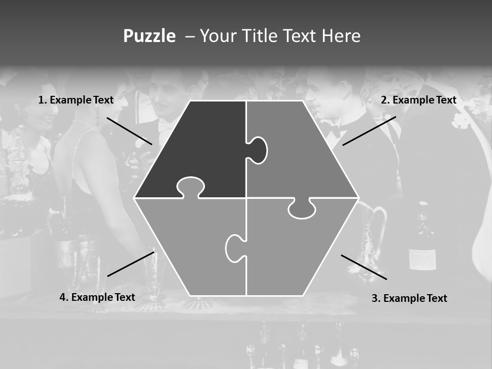 Upscale Affluent Adults PowerPoint Template