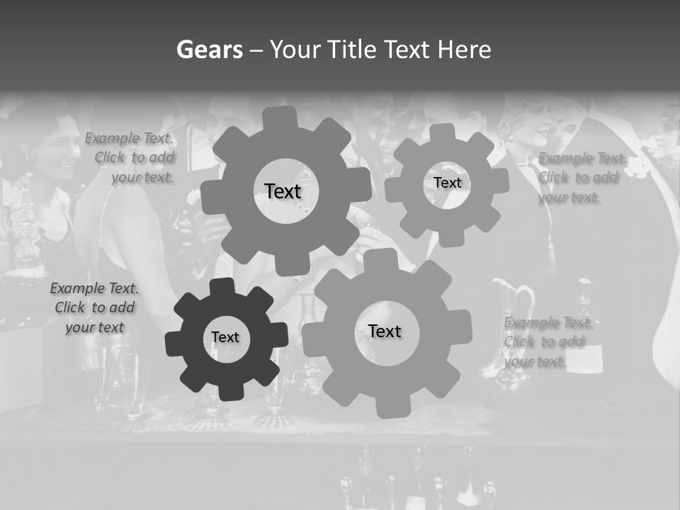 Upscale Affluent Adults PowerPoint Template