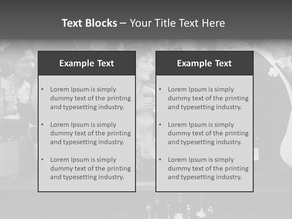 Upscale Affluent Adults PowerPoint Template