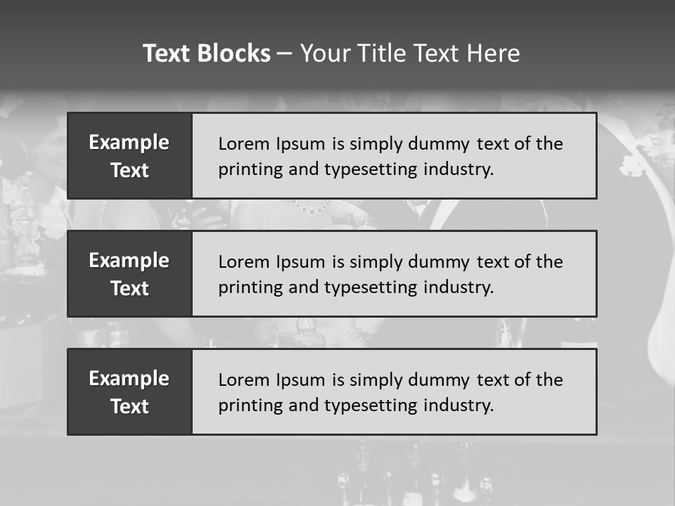 Upscale Affluent Adults PowerPoint Template