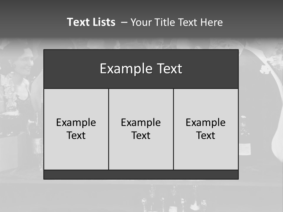 Upscale Affluent Adults PowerPoint Template