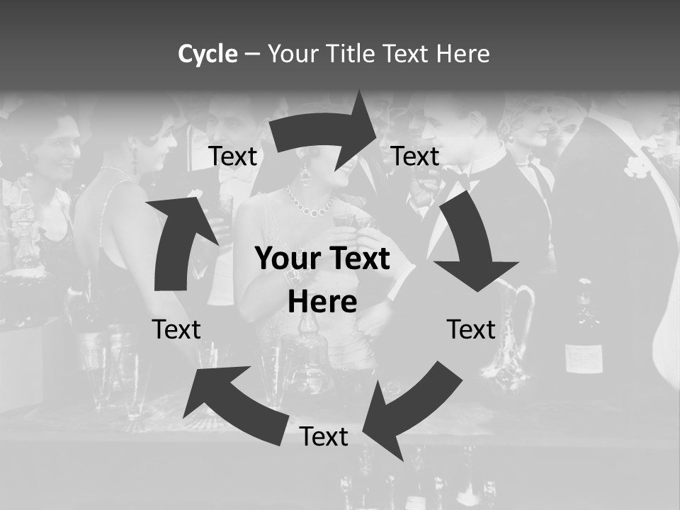 Upscale Affluent Adults PowerPoint Template