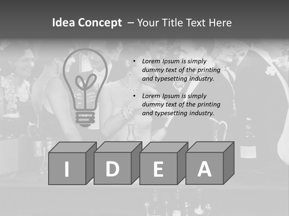 Upscale Affluent Adults PowerPoint Template