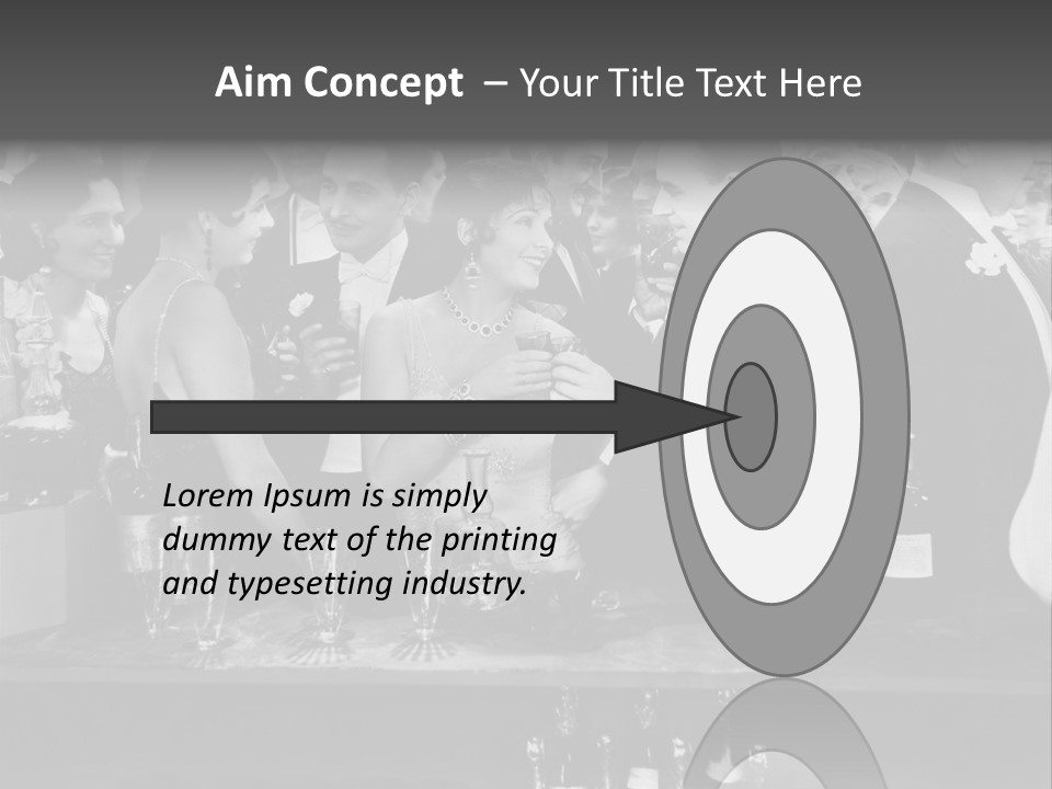 Upscale Affluent Adults PowerPoint Template