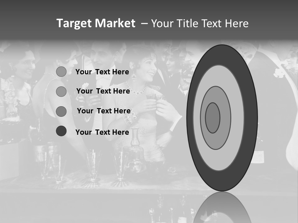 Upscale Affluent Adults PowerPoint Template