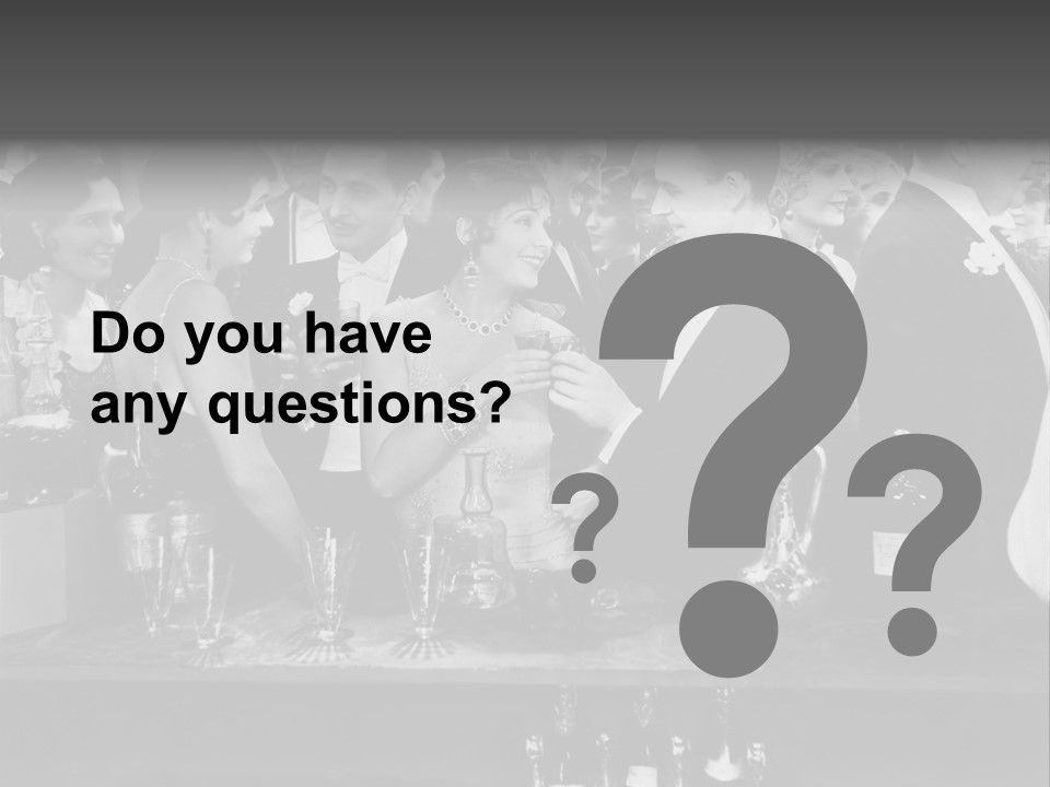 Upscale Affluent Adults PowerPoint Template