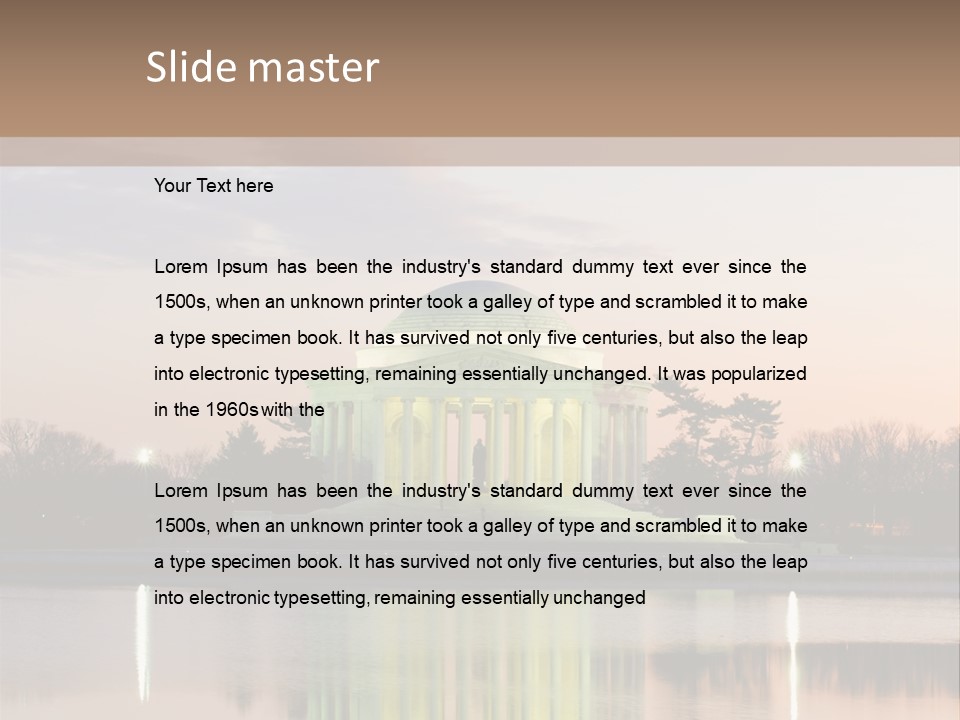 Politics Sun Historic PowerPoint Template