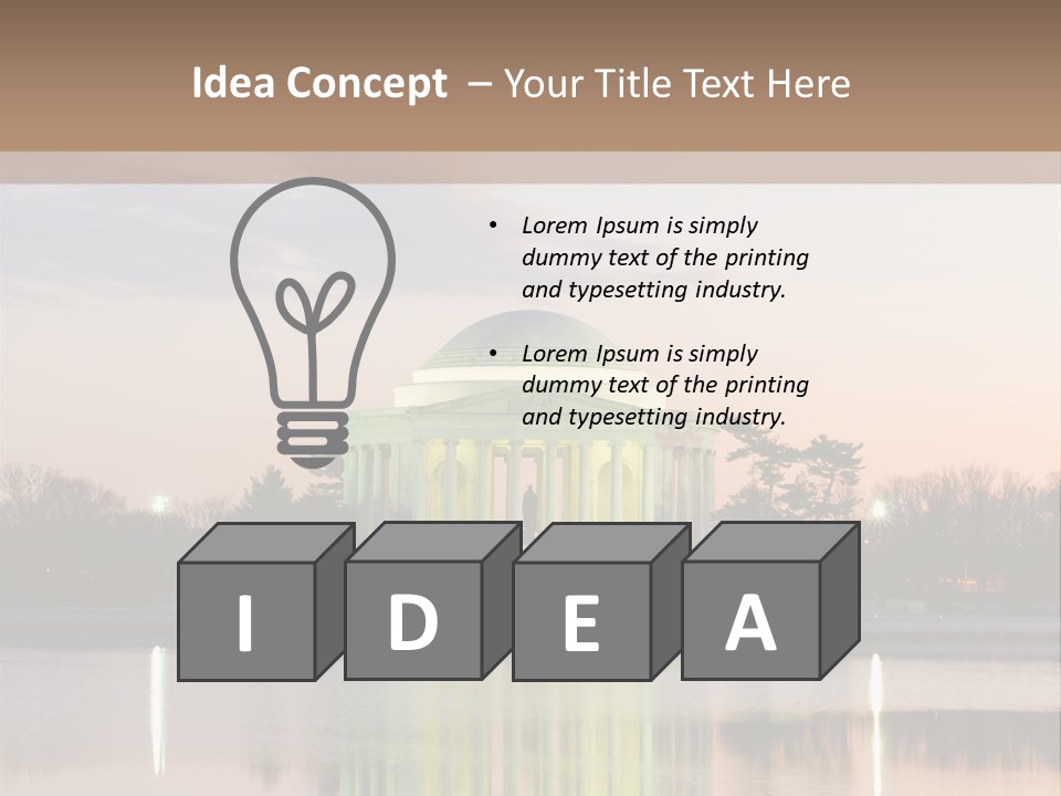 Politics Sun Historic PowerPoint Template