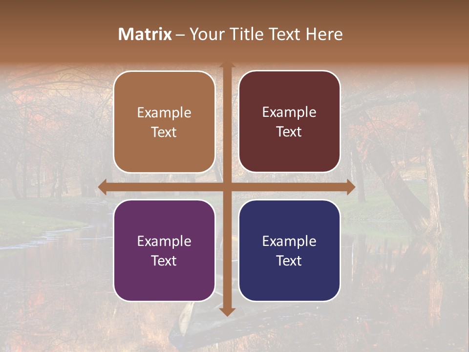 Mottled Beauty Romania PowerPoint Template