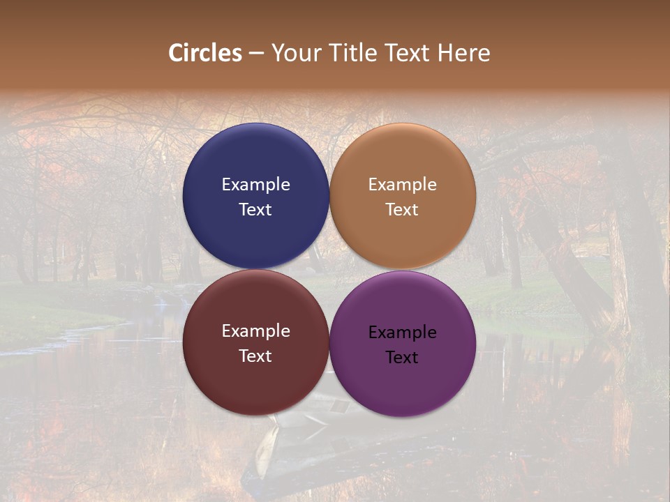 Mottled Beauty Romania PowerPoint Template