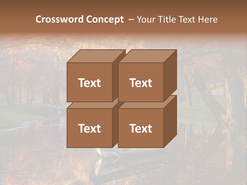 Mottled Beauty Romania PowerPoint Template