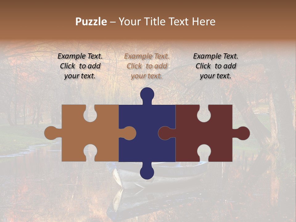 Mottled Beauty Romania PowerPoint Template