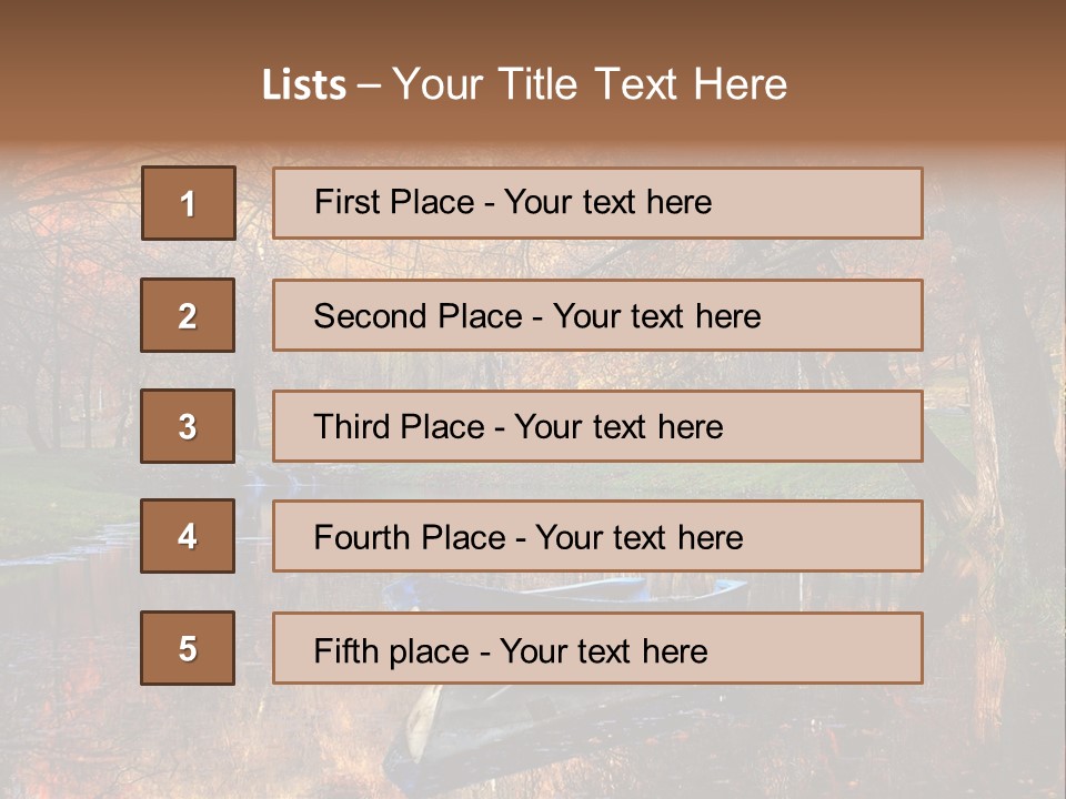 Mottled Beauty Romania PowerPoint Template