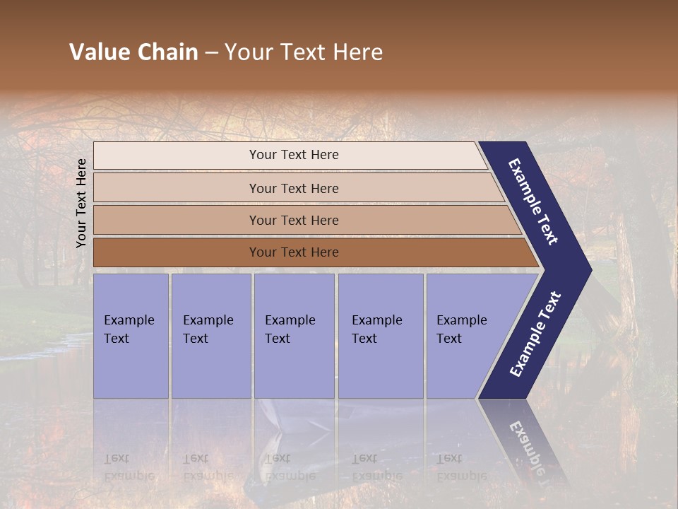 Mottled Beauty Romania PowerPoint Template