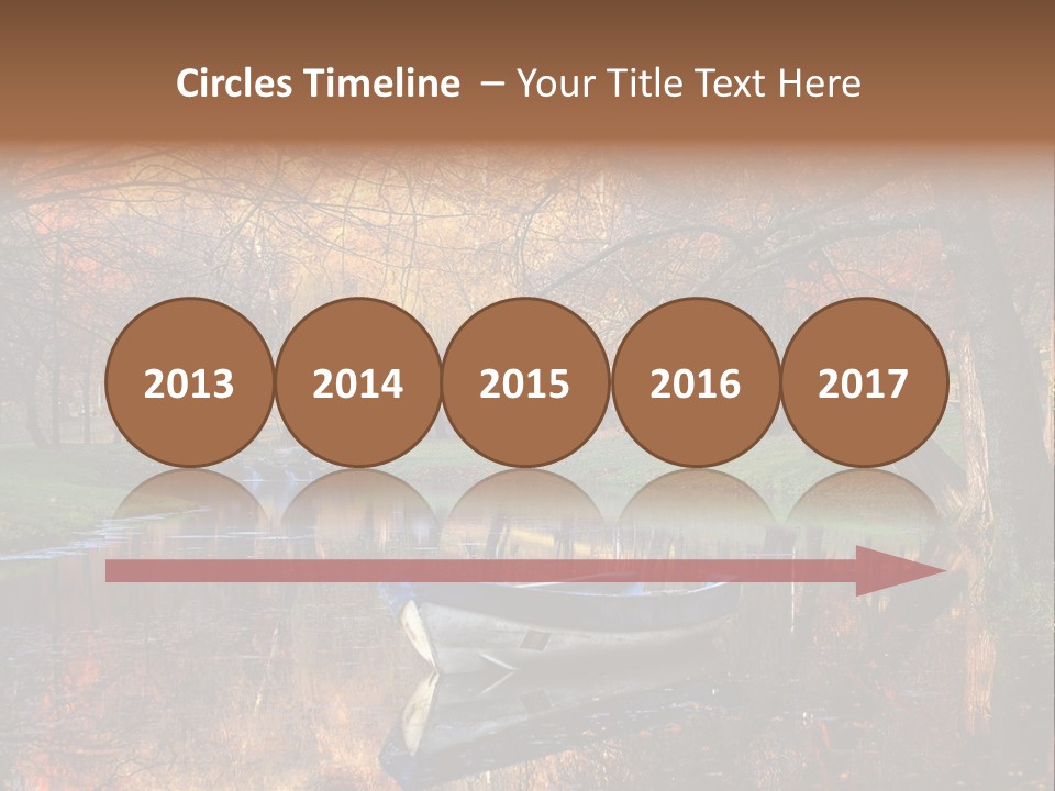 Mottled Beauty Romania PowerPoint Template