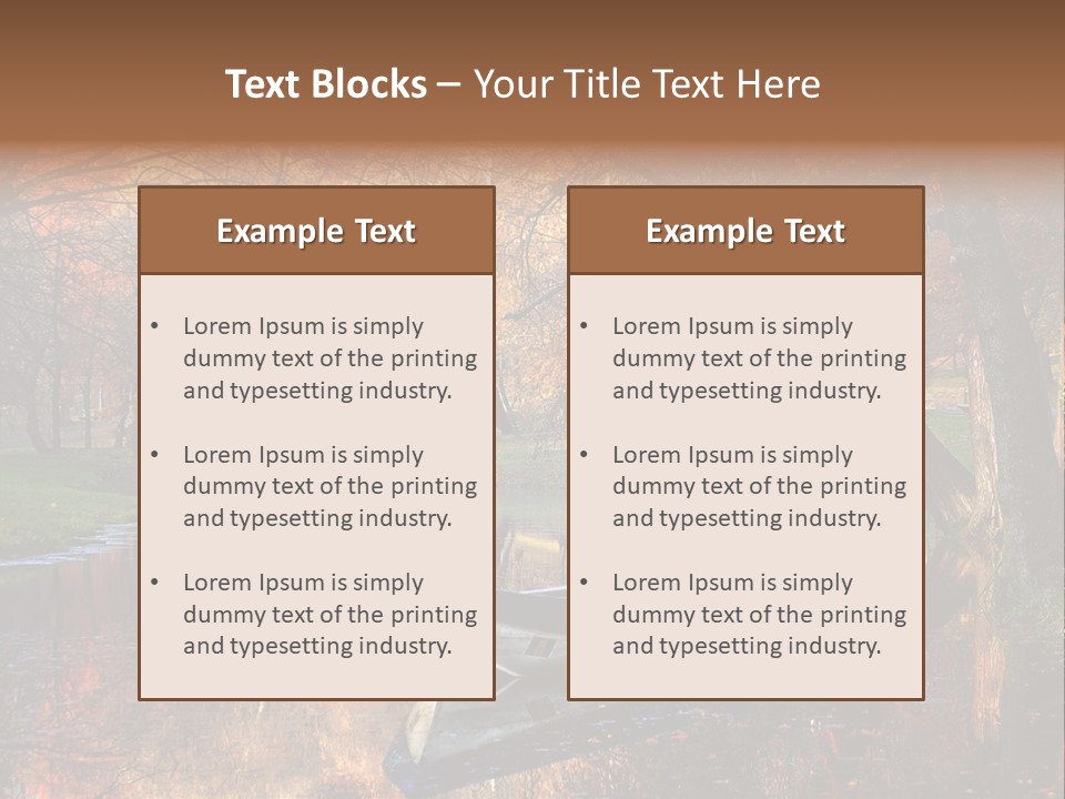Mottled Beauty Romania PowerPoint Template