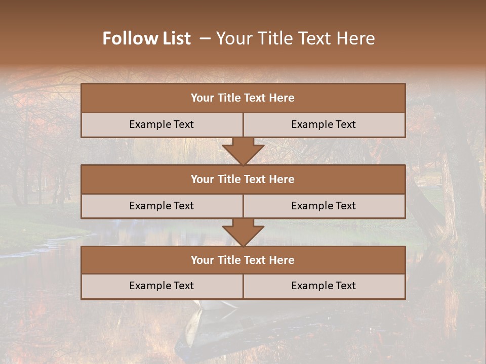 Mottled Beauty Romania PowerPoint Template