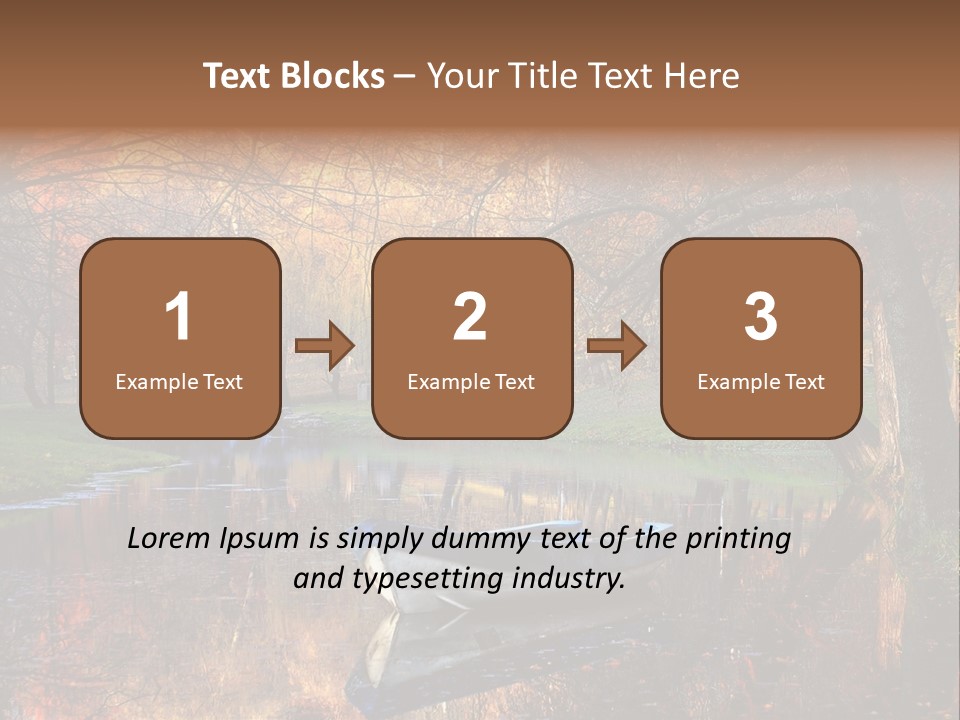 Mottled Beauty Romania PowerPoint Template