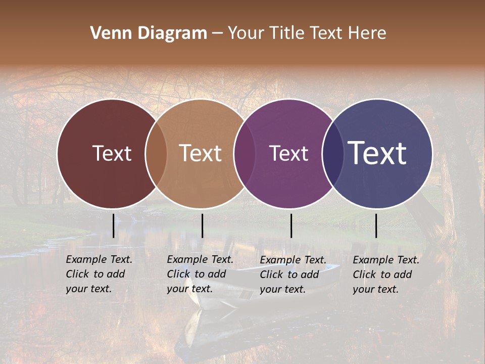 Mottled Beauty Romania PowerPoint Template