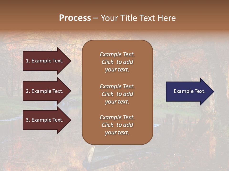 Mottled Beauty Romania PowerPoint Template