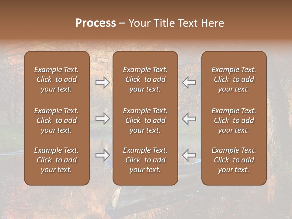 Mottled Beauty Romania PowerPoint Template