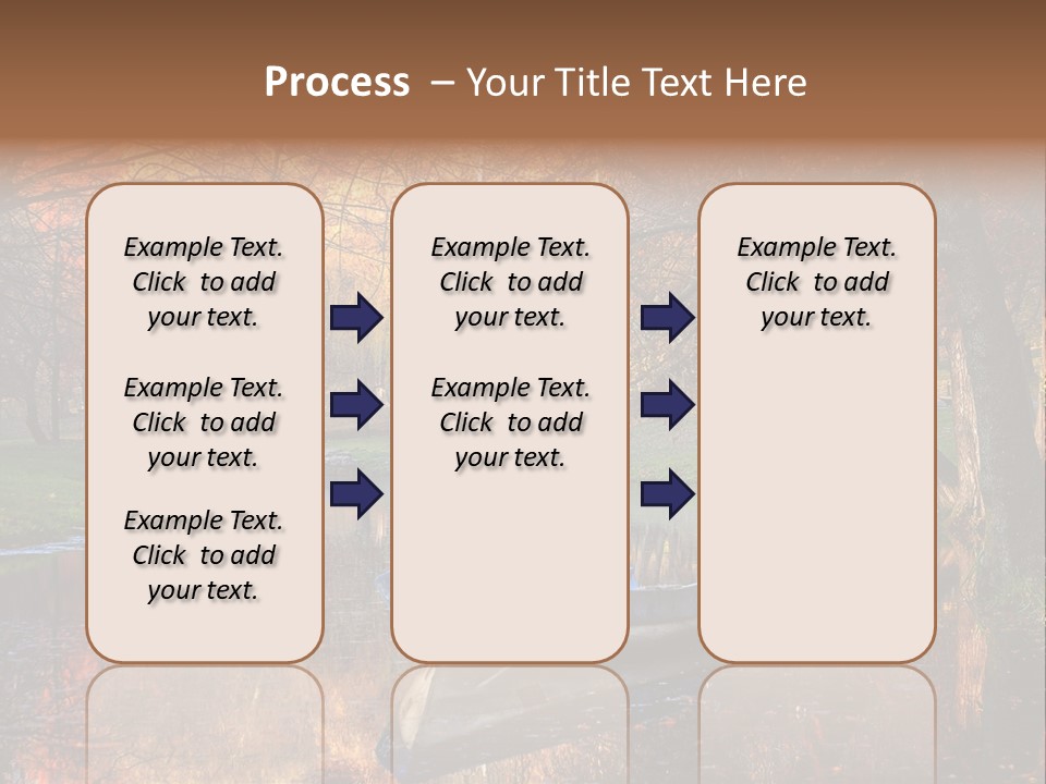 Mottled Beauty Romania PowerPoint Template