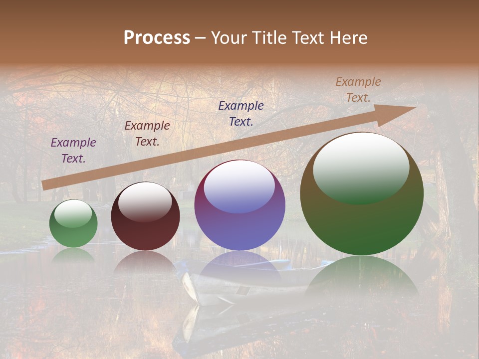 Mottled Beauty Romania PowerPoint Template