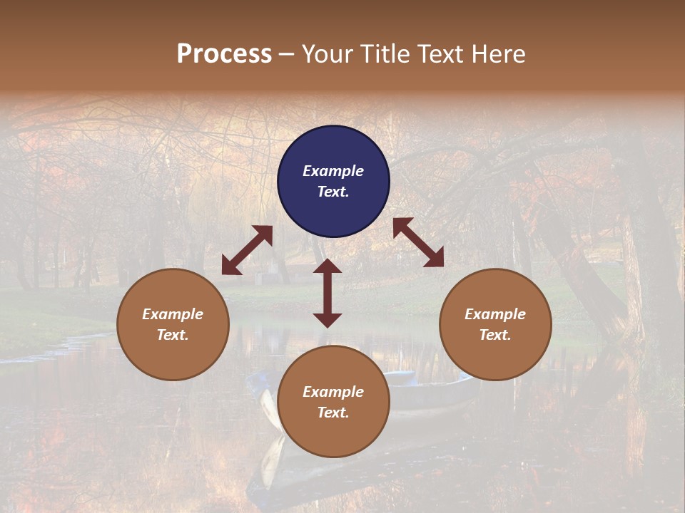 Mottled Beauty Romania PowerPoint Template