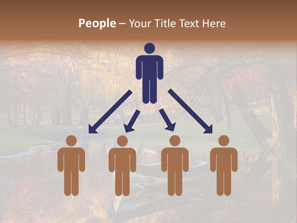 Mottled Beauty Romania PowerPoint Template