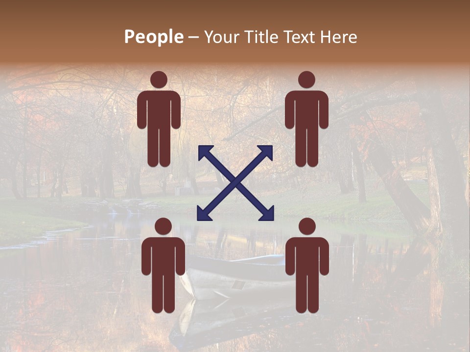 Mottled Beauty Romania PowerPoint Template