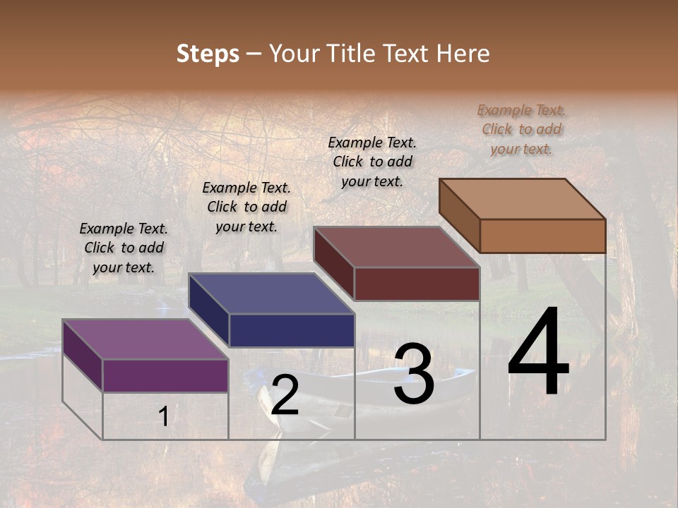 Mottled Beauty Romania PowerPoint Template