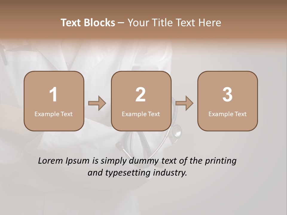 Diagnose Cardiologist Practitioner PowerPoint Template