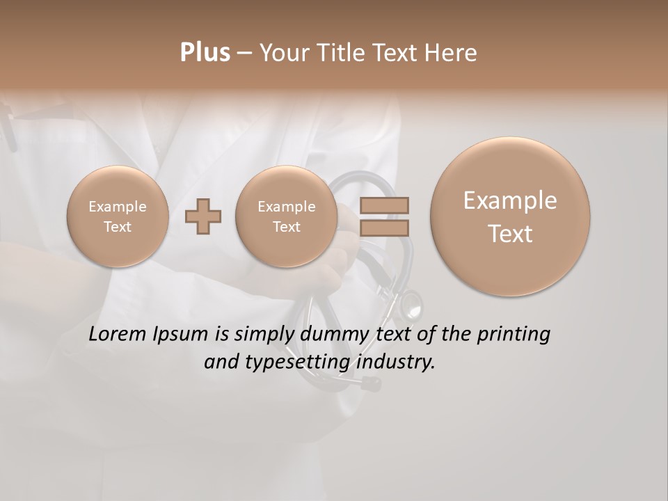 Diagnose Cardiologist Practitioner PowerPoint Template