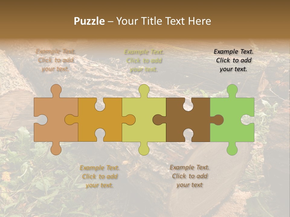 Sitting Businessmen Thinking PowerPoint Template