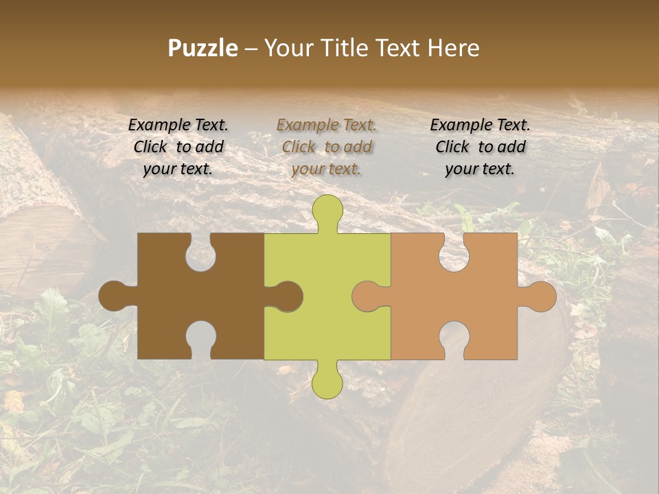 Sitting Businessmen Thinking PowerPoint Template