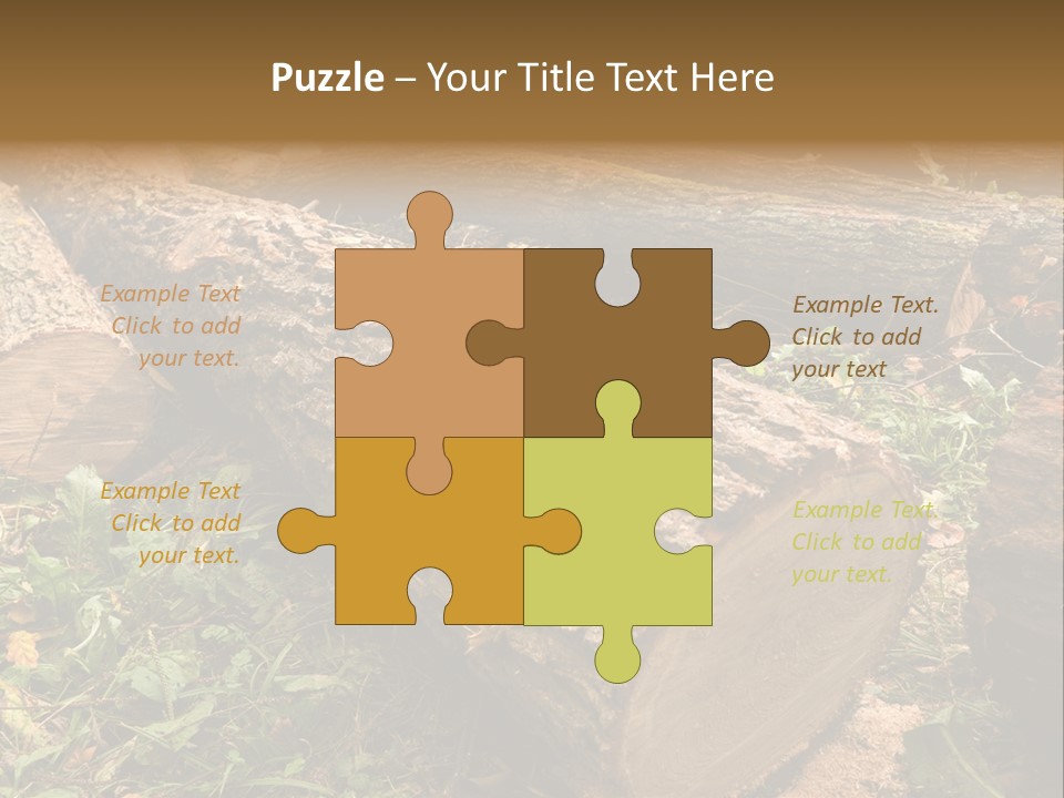 Sitting Businessmen Thinking PowerPoint Template