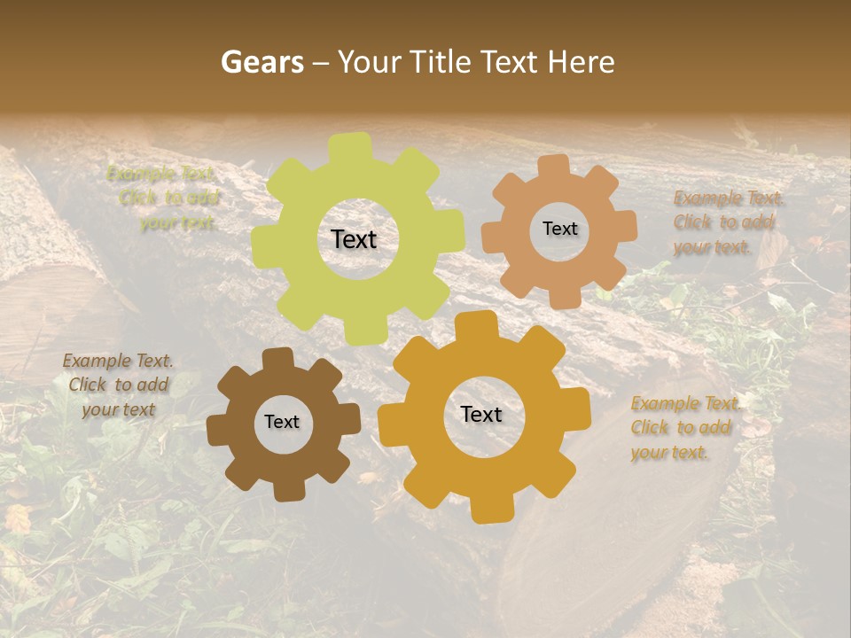 Sitting Businessmen Thinking PowerPoint Template