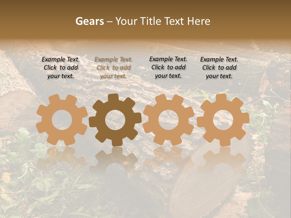 Sitting Businessmen Thinking PowerPoint Template