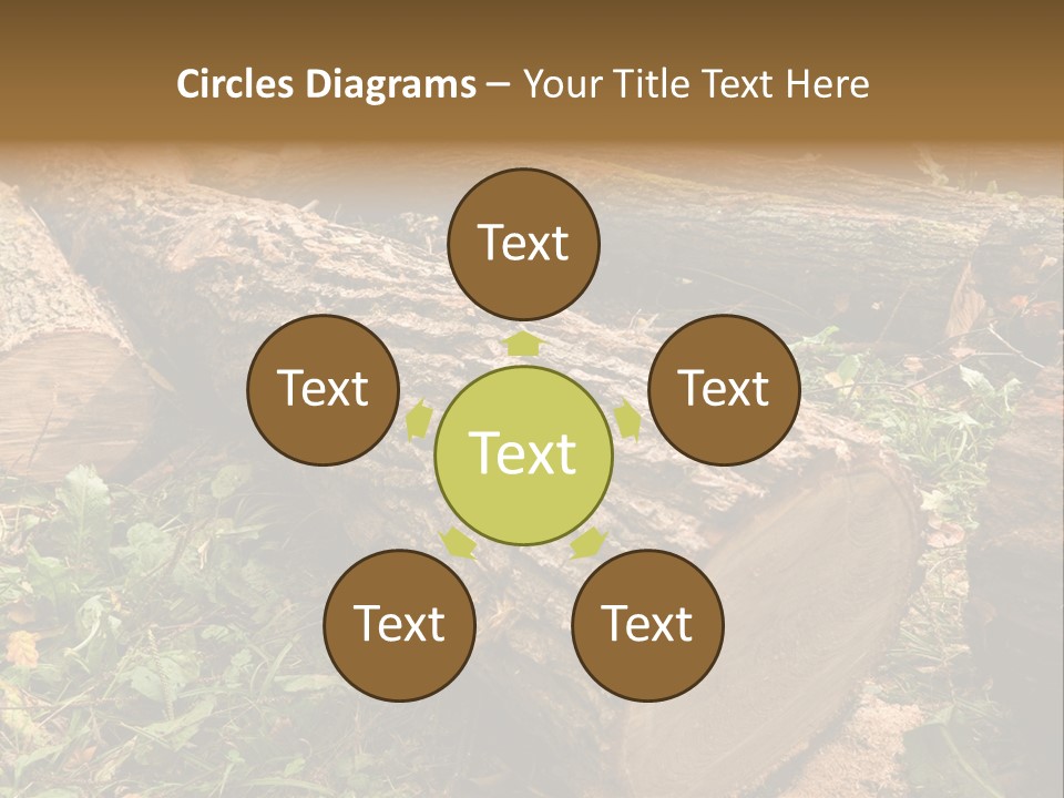 Sitting Businessmen Thinking PowerPoint Template