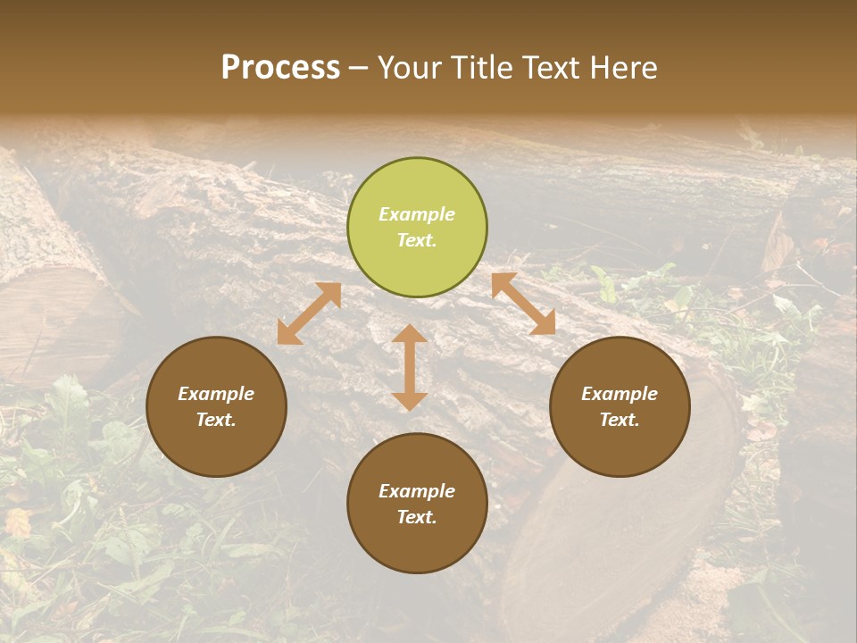 Sitting Businessmen Thinking PowerPoint Template