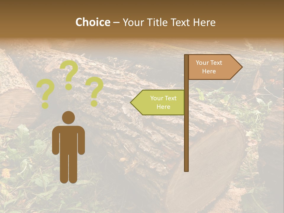 Sitting Businessmen Thinking PowerPoint Template