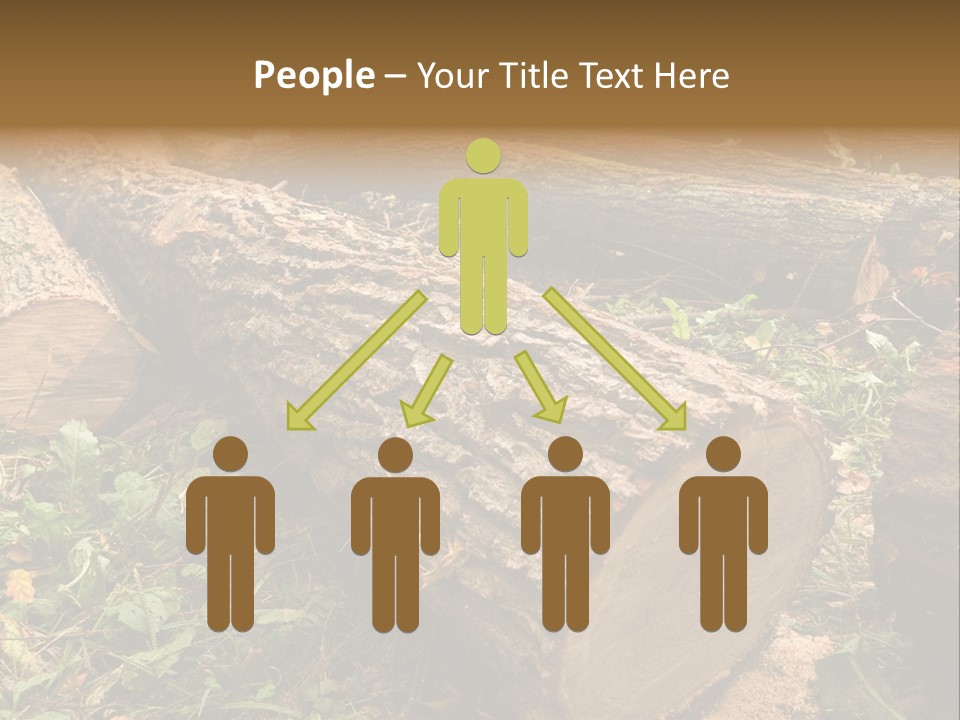 Sitting Businessmen Thinking PowerPoint Template