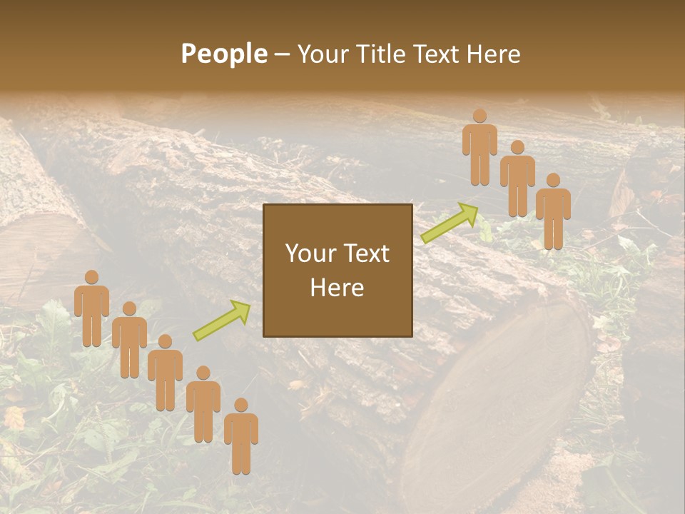 Sitting Businessmen Thinking PowerPoint Template