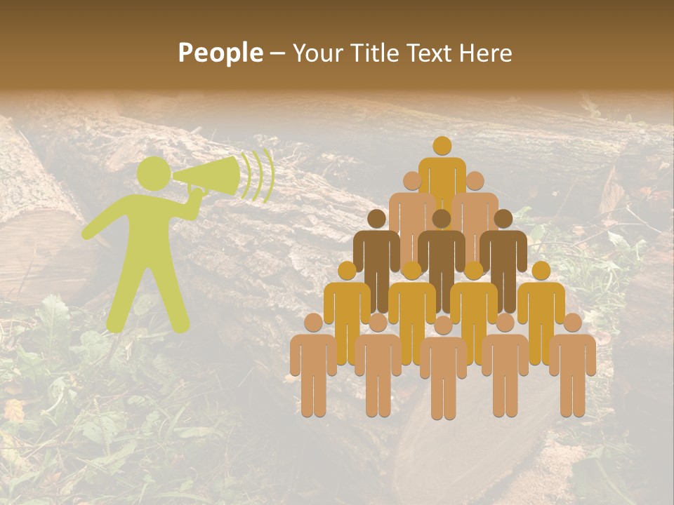 Sitting Businessmen Thinking PowerPoint Template