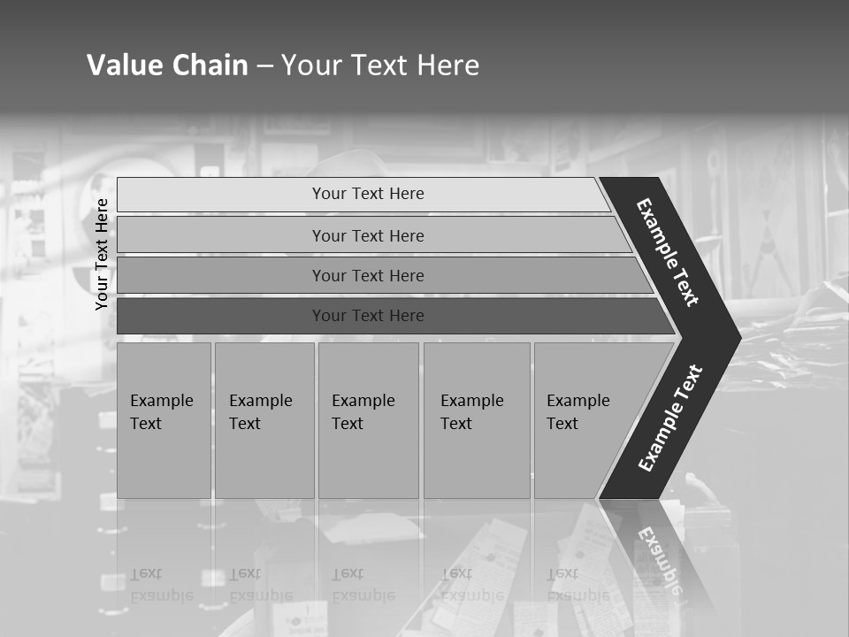 Sitting Businessmen Thinking PowerPoint Template